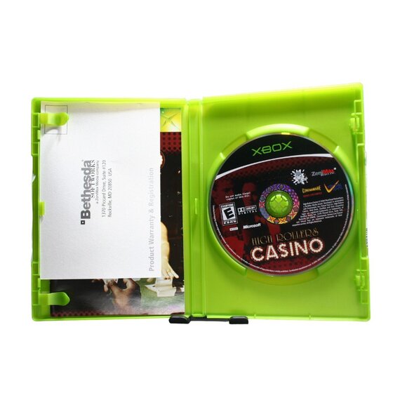 High Rollers Casino Microsoft Xbox, 2004 Complete W/ Manual - Picture 3 of 4